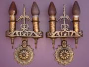 Bronze 1920s Revival Style Sconces