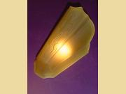 Amber Antique Vintage Replacement Slip Shade for Lighting Fixture