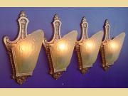 12 Moe Bridges Wall Lighting Sconces c.1920s Priced per pair